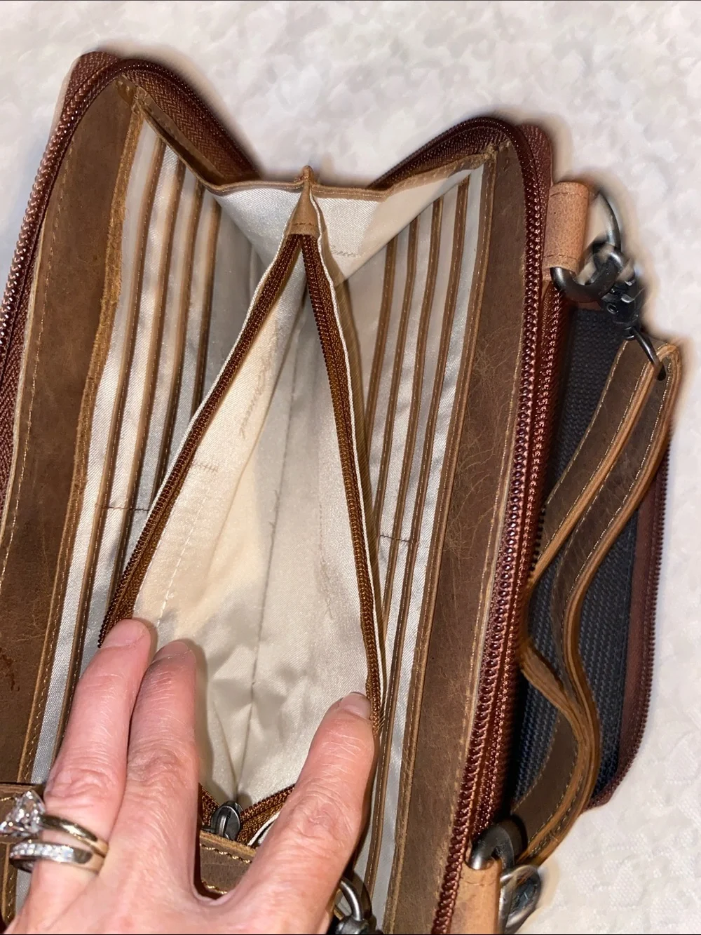 Concealed Carry Millie Leather Crossbody